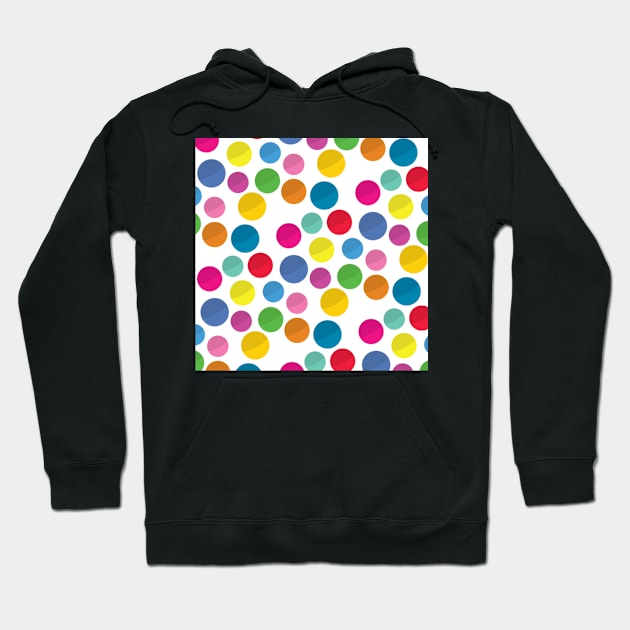 Colorful circles pattern Hoodie by sigdesign